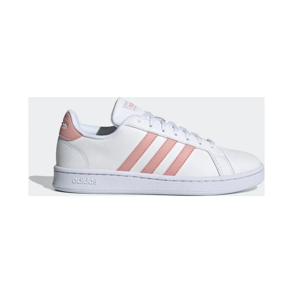 adidas Grand Court Schuh Cloud White / Wonder Mauve / Grey Two (GX8182)