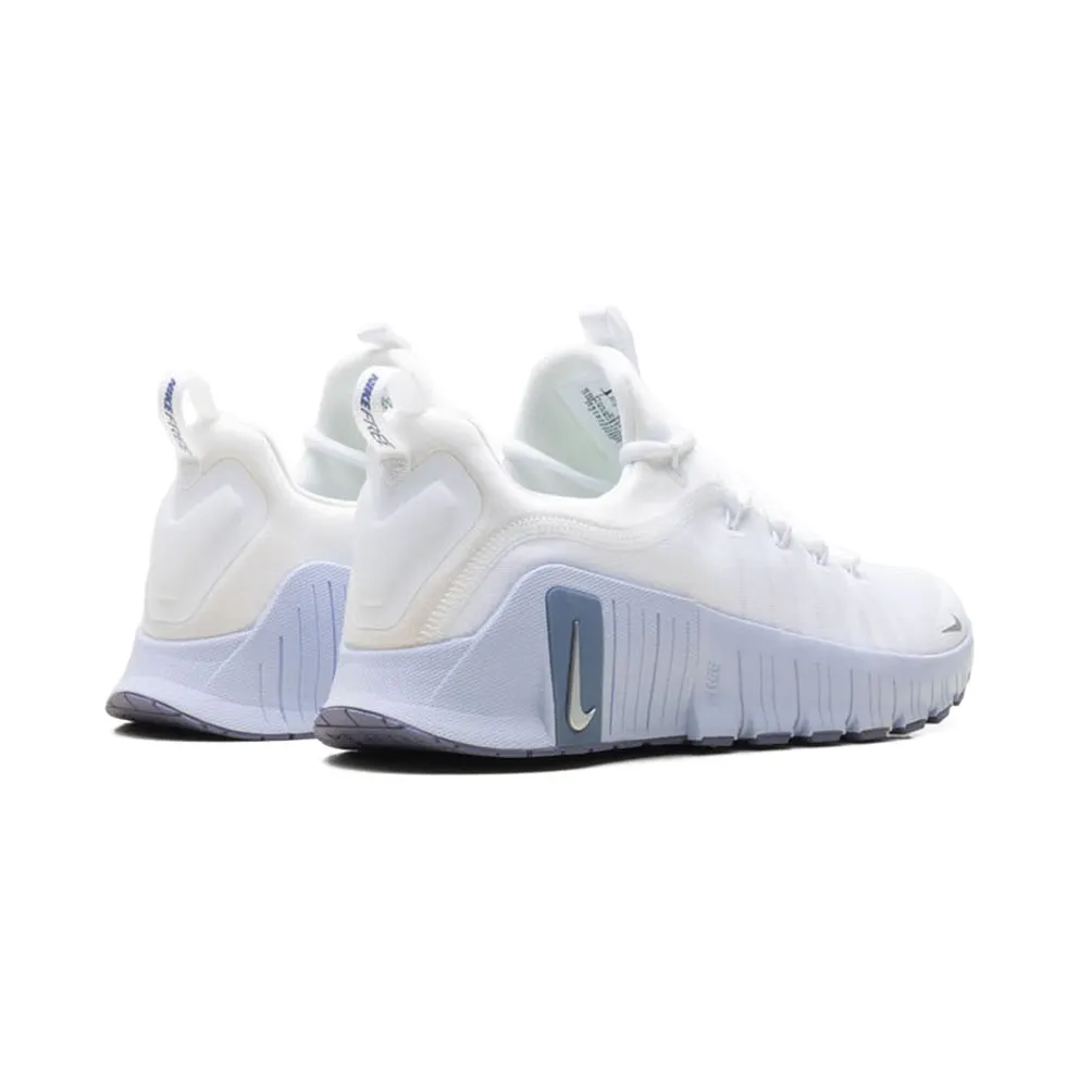 Nike Free Metcon 6 “White Half Blue Silver” (FJ7126-110)