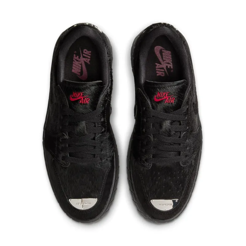 Jordan 1 Low Brooklyn Black Gym Red (IB7210-006)