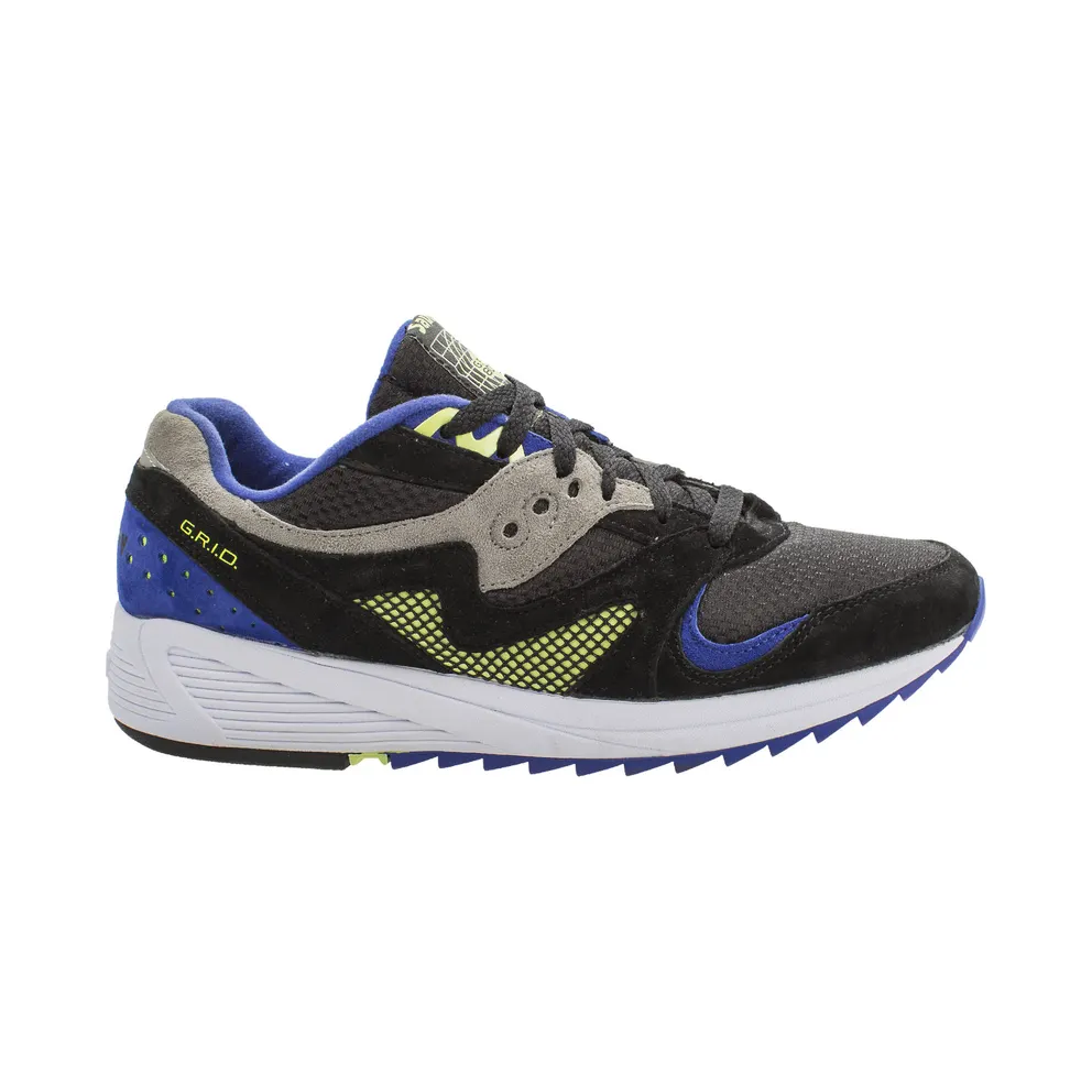 Saucony Grid 8000 Black Grey Purple Black/Grey-Purple (S70197-1)