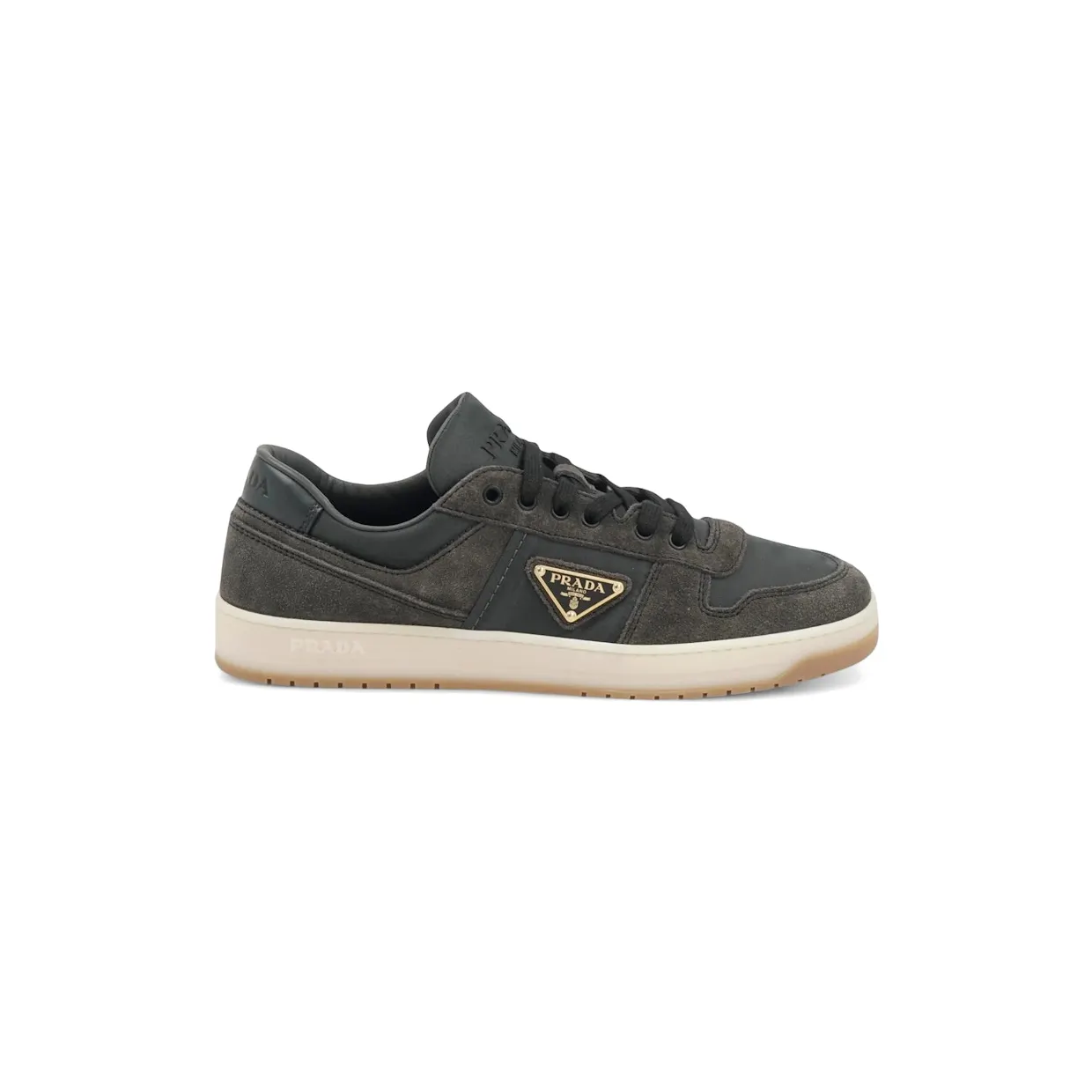 Prada Downtown Low Top Sneakers Dark Grey (2EE364_3KUY_F0ENR)
