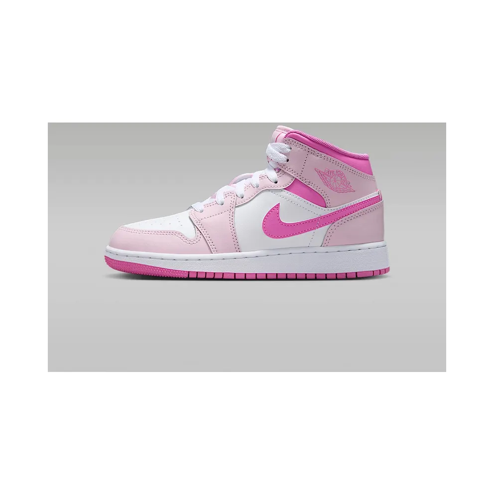 Nike Air Jordan 1 Mid “Pink Foam / China Rose / White” (DQ8423-601)