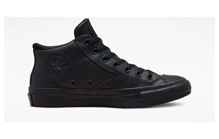 Converse Chuck Taylor All Star Malden Street Faux Leather Black/black/dk Smoke Grey