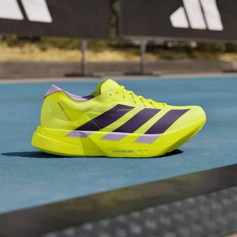 Adidas Adizero Adios Pro 4 Solar Yellow / Aurora Plum / Powder Plum (JP6623)