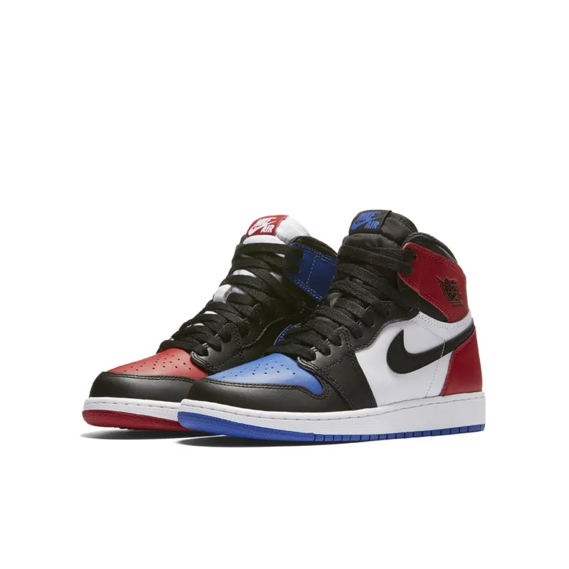 Jordan 1 Retro Top 3 (GS) Black/Varsity Red-Varsity Royal (575441-026)