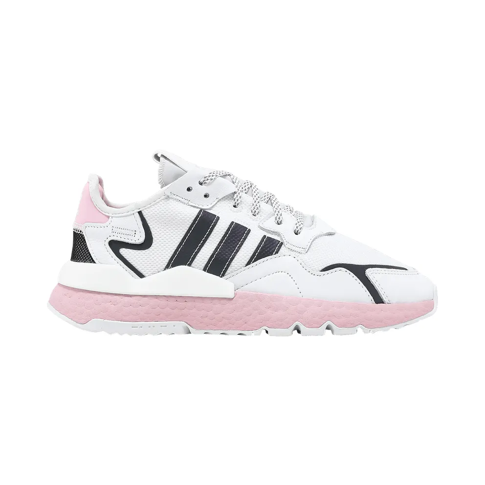 Adidas Nite Jogger ‘True Pink’ Cloud White/True Pink/Core Black (EG7942)