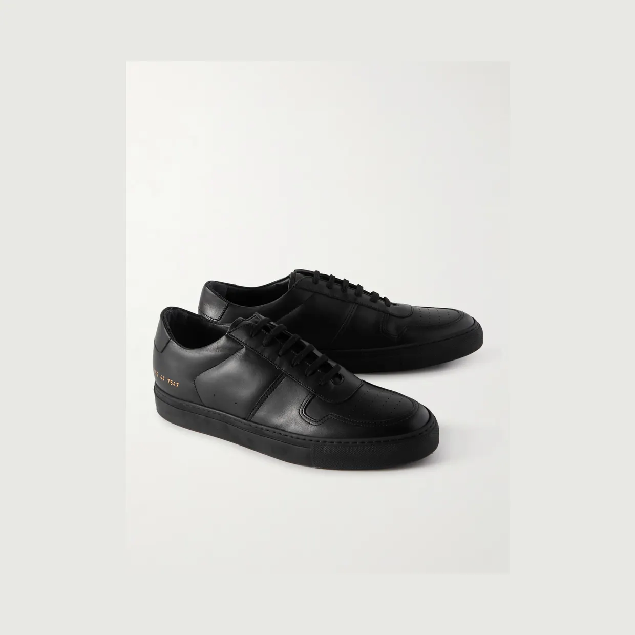 Common Projects BBall Leather Sneakers Black (2155Â BLK) (3)
