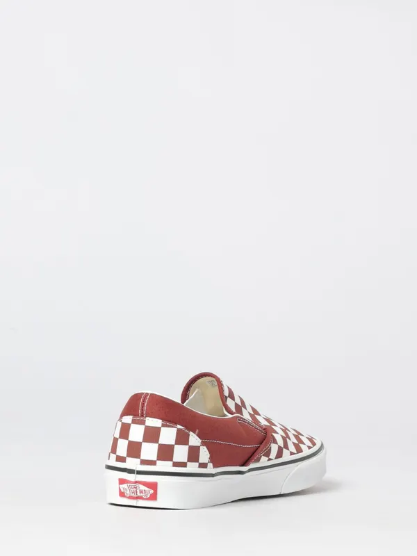 Vans Classic Slip-On Cotton with Brown Checkered Print Brown (VN000DAHFSB1)