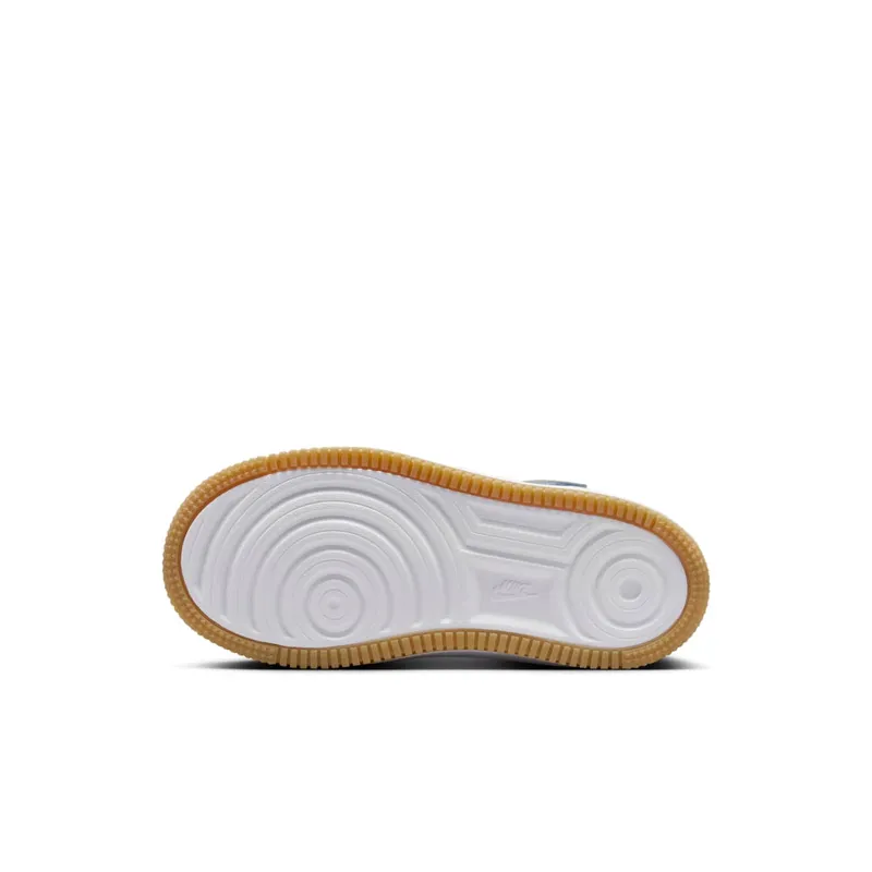 Nike Air Force 1 Low EasyOn White Gum Light Brown Blue Beyond (FN0237-115)