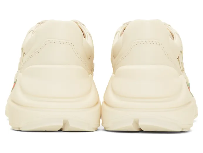 Gucci Off-White Vintage Logo Rhyton Sneakers (528892 DRW00) (4)
