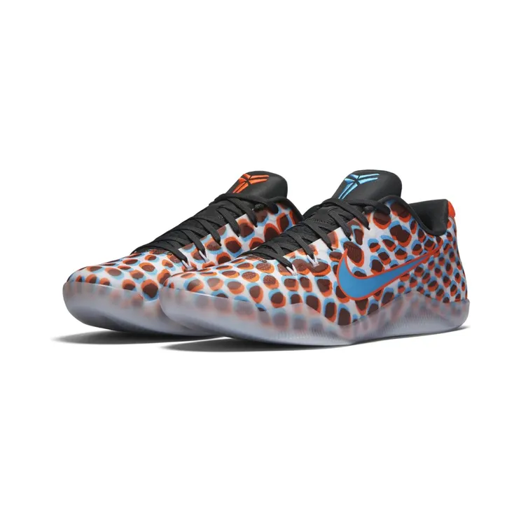 Nike Kobe 11 EM Low ‘3D’ Cool Grey/Total Crimson-Chlorine Blue-Anthracite-White (836183-084)