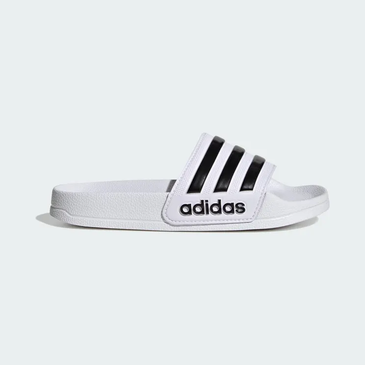 adidas Adilette Shower Slides “Cloud White / Core Black / Core Black” (HP7606)