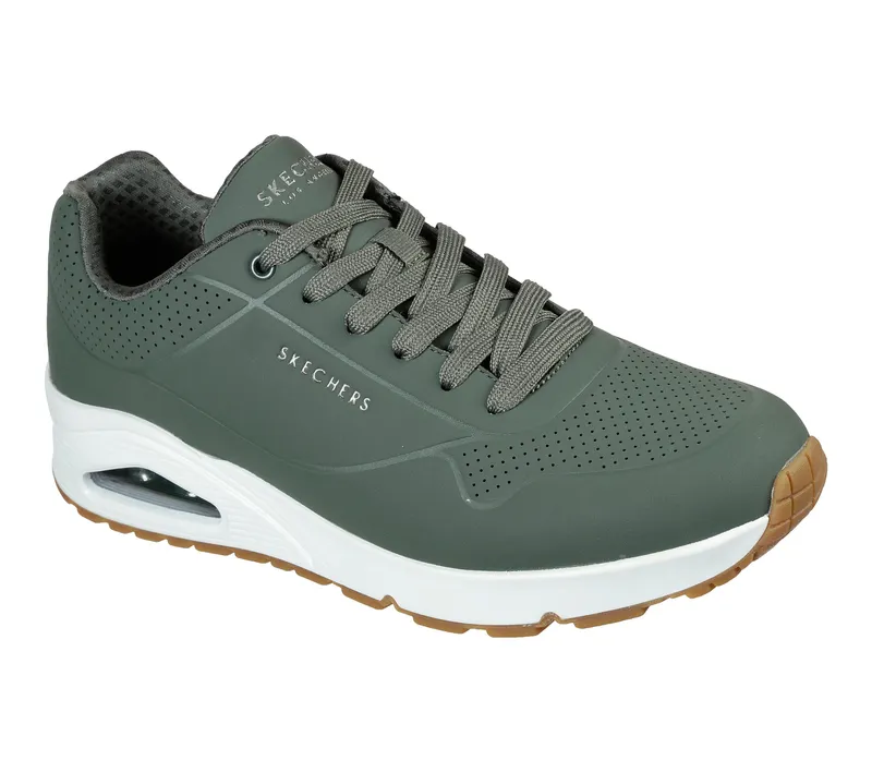 Skechers Uno – Stand On Air – Olijf – “Green” (52458 OLV)