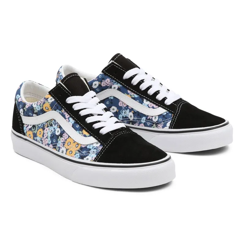 VANS Floral Old Skool Shoes Black (VN0A5KRFFF1)