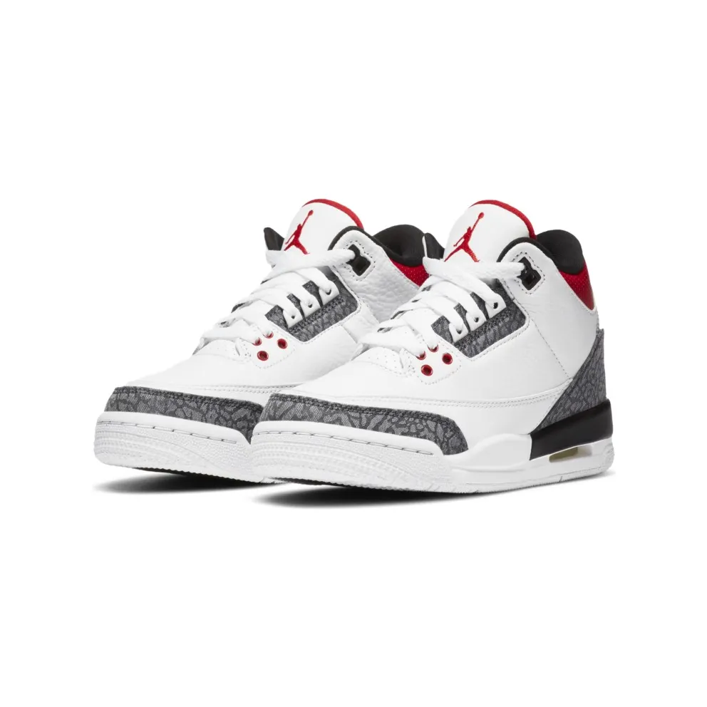Jordan 3 Retro SE-T JP Fire Red Denim (GS)