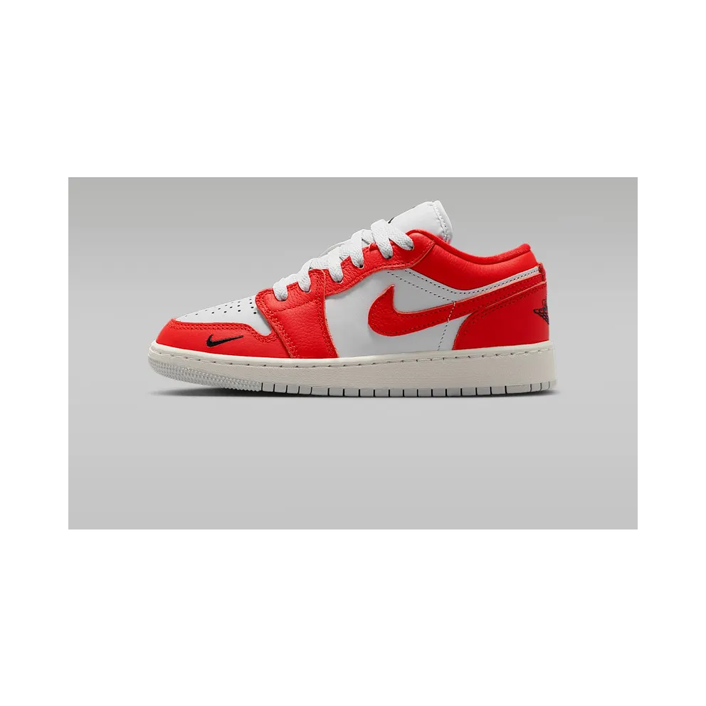 Nike Air Jordan 1 Low SE “Pure Platinum / Summit White / Black / Chile Red” (II1257-002)