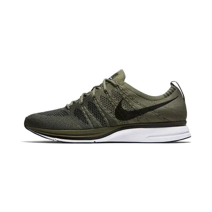 Nike Flyknit Trainer “Medium Olive / White / Black” (AH8396-200)
