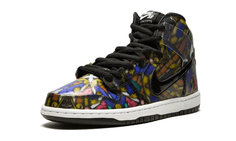 Nike Dunk Hi Pro SB “Concepts Stained Glass – Special Box” (313171-606A)