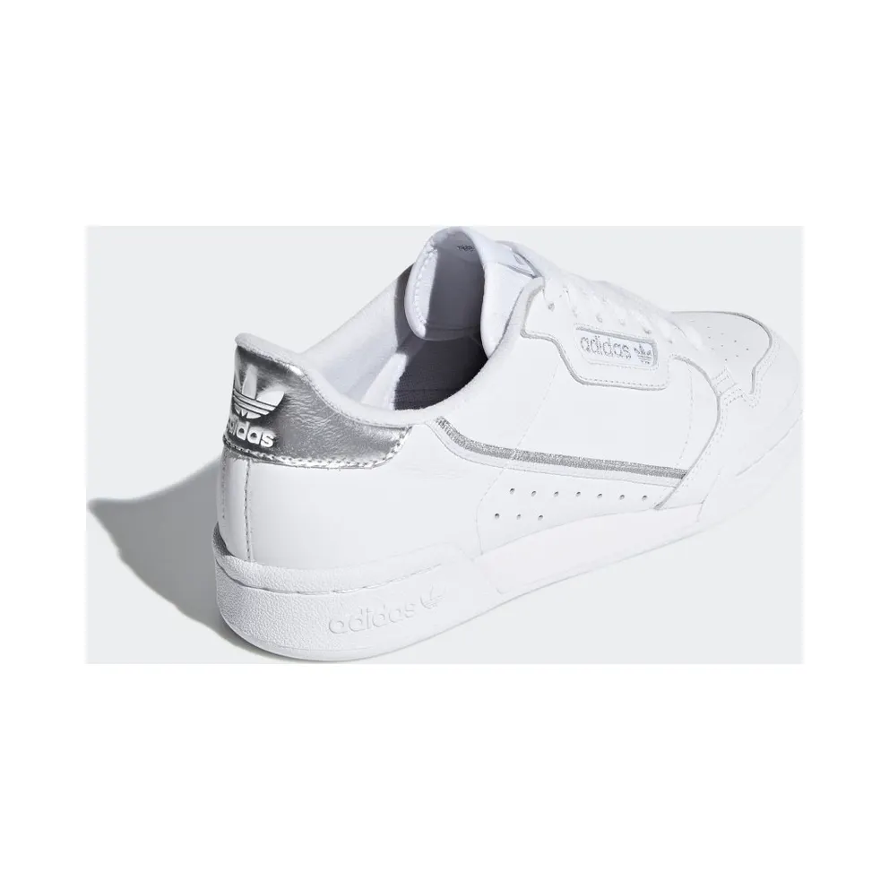 adidas Continental 80 Cloud White Silver Metallic (W) Cloud White/Cloud White/Silver Metallic (EE8925)