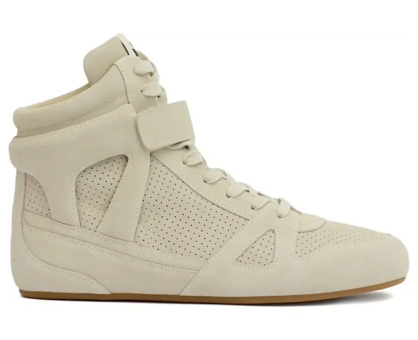 MARANT Sennyh high-top leren sneakers – Beige (BK0096HAD1E02N)