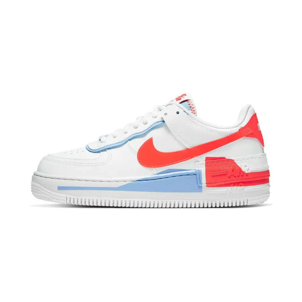 Nike Air Force 1 Shadow Summit White Team Orange (W) (2020) (CQ9503-100)