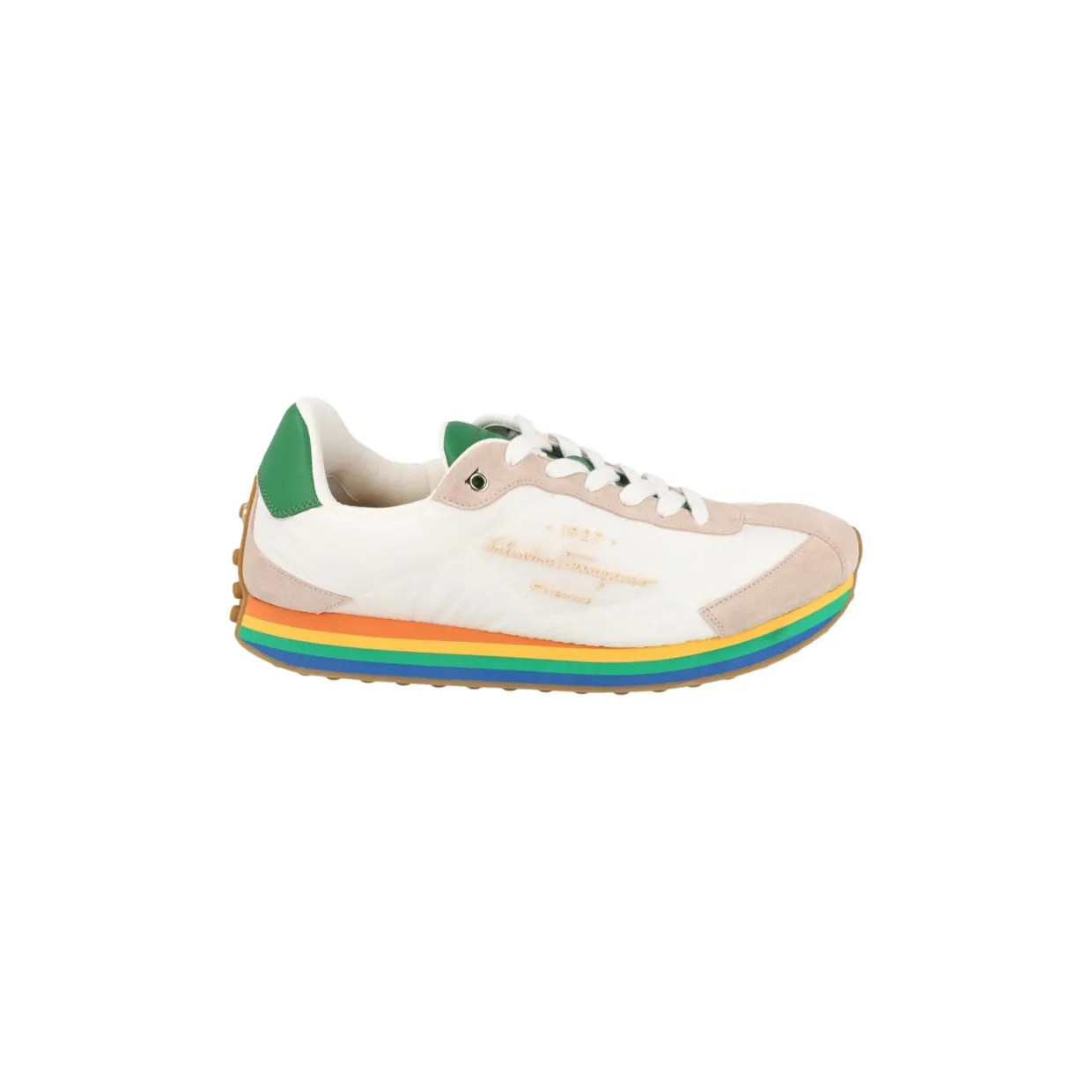 Ferragamo Iggy Mixed Media White (020967-756561-M)