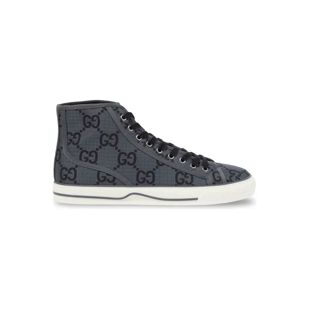 Gucci Tennis 1977 High GG Monogram Black (771463FACTD144)