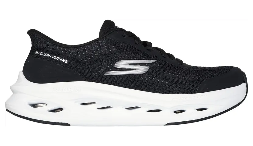 Skechers Slip-ins: Max Cushioning Glide-Step – Hartford Sneaker Zwart/Wit