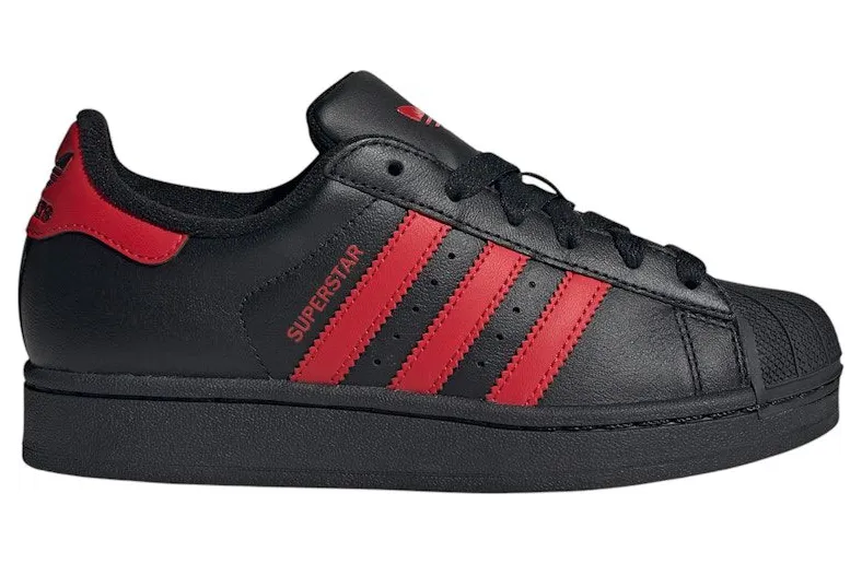 adidas Superstar II Core Black Better Scarlet (JH7902)