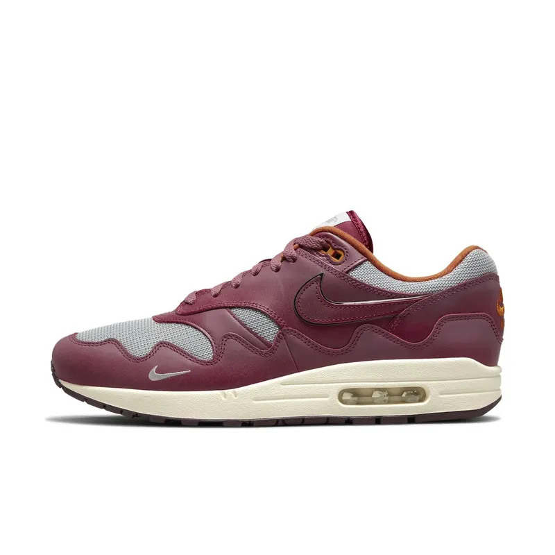 Nike x Patta Air Max 1 Waves Rush Maroon (DO9549-001)