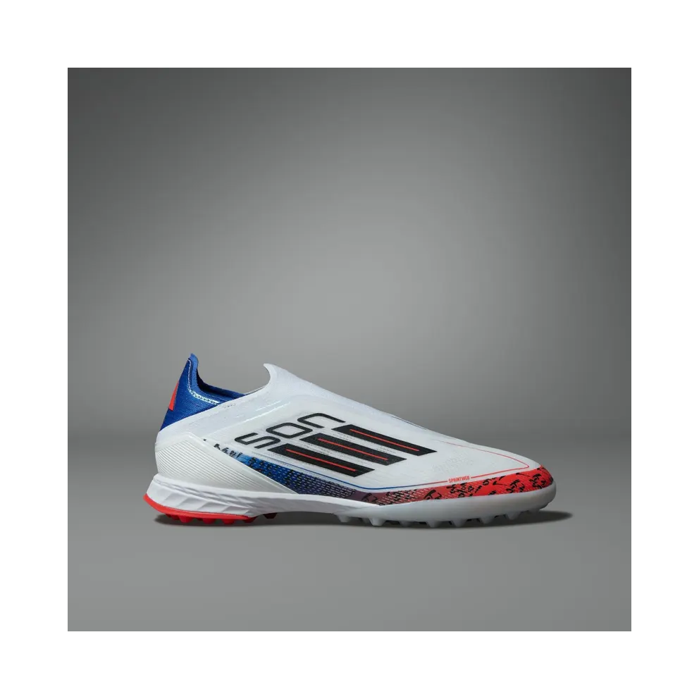 adidas F50 Pro Son Laceless Turf Cloud White Bright Red Blue (JR5892)