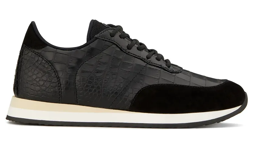 Giuseppe Zanotti Sneakers mit Kontrasteinsätzen – Schwarz (EU00055001)