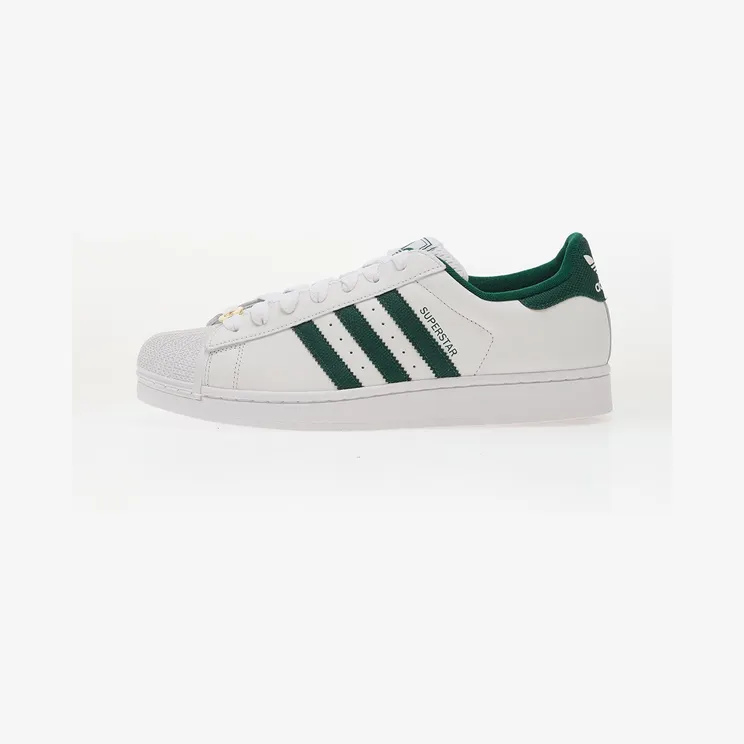 Adidas Superstar Ftw White / Collegiate Green / Gold Metallic