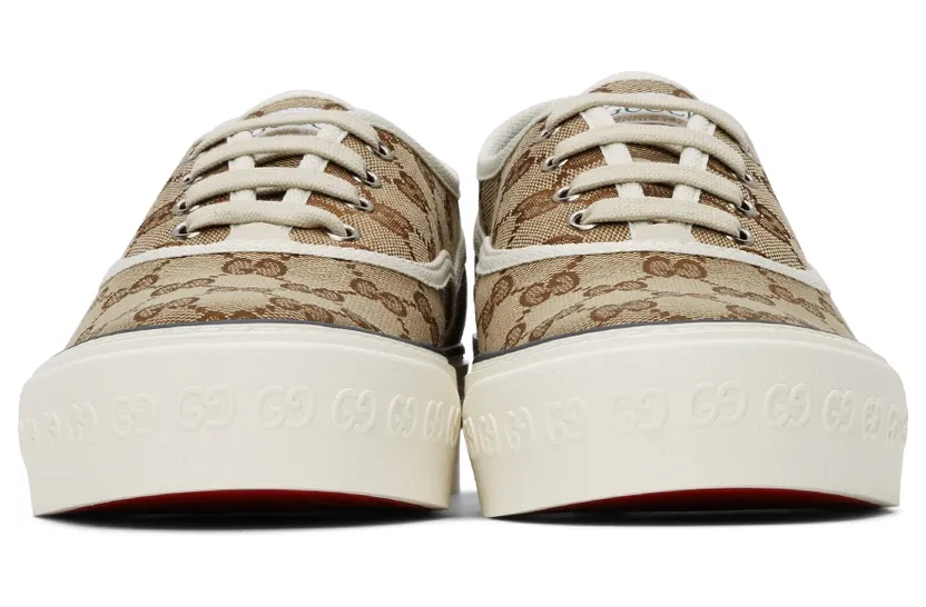 Gucci Brown GG Tennis Sneakers (659950 2HKE0) (2)