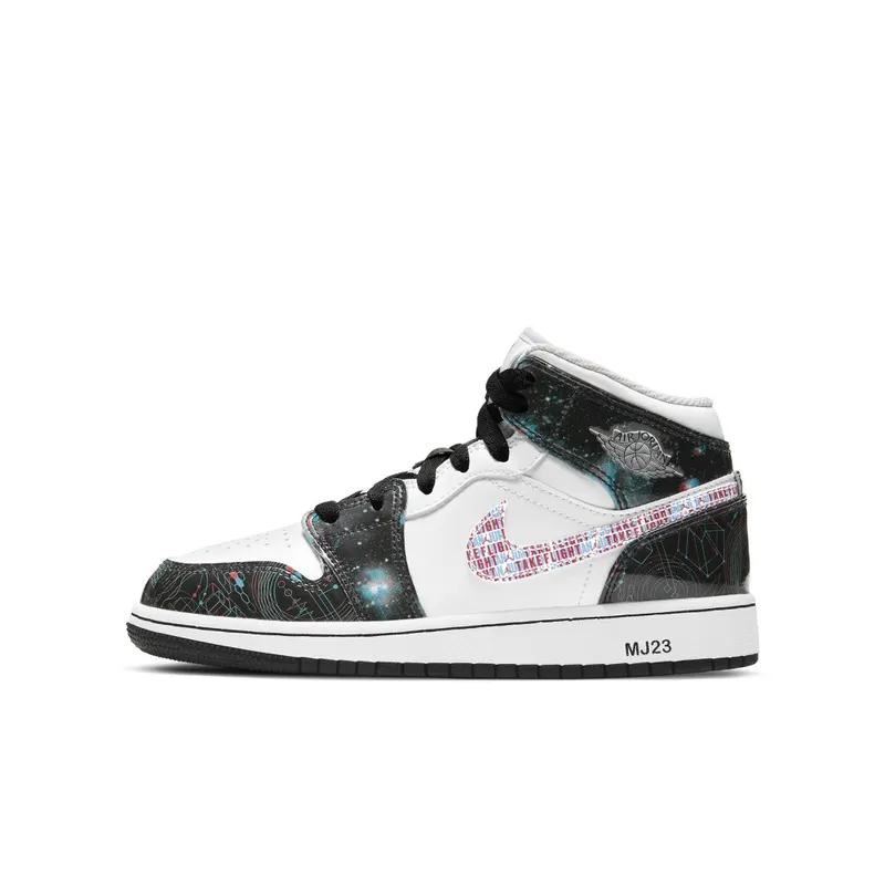 Air Jordan 1 Mid SE Take Flight (GS) (2021) (BQ6931-114)
