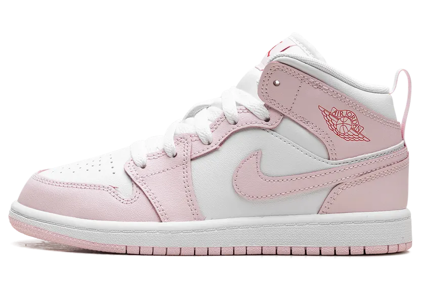 Jordan 1 Mid PS “Pink Foam Fire Red White” (DQ8424-608)