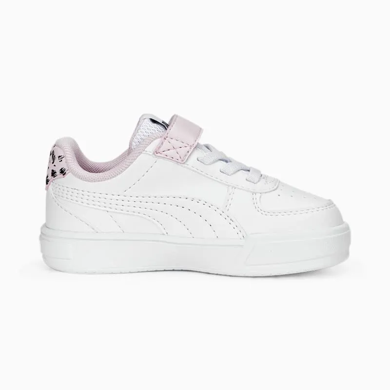 Puma Caven Mates with alternatieve sluiting+ White/Pink/Black (389732-02)