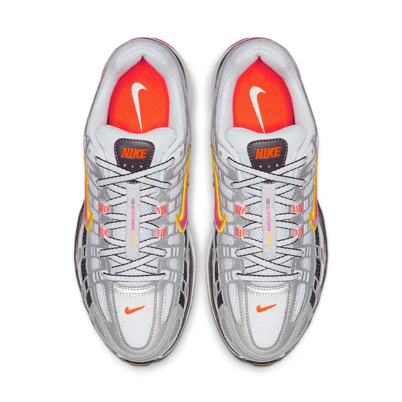 Nike P-6000 Laser Fuchsia (W) White/Laser Fuchsia-Metallic Platinum (BV1021-100)