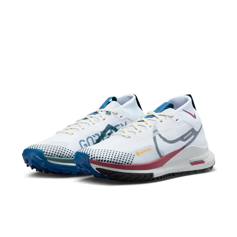 Nike React Pegasus Trail 4 Gore-Tex White Cedar Court Blue Black (DJ7929-102)