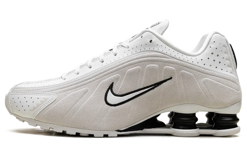 Nike Shox R4 “White Black Suede” (HQ7739-100)