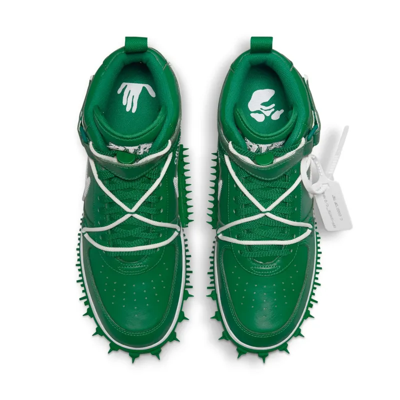 Nike Air Force 1 Mid x Off-White ™ Pine Green/White/White (DR0500-300)