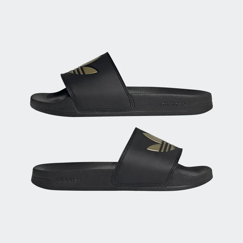 Adidas Adilette Lite Slides Core Black / Core Black / Matte Gold (GZ6196)