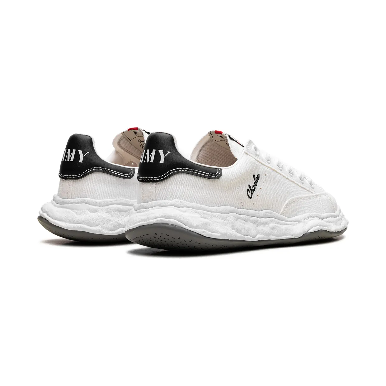 Maison Mihara Yasuhiro Charles Original Sole Low Canvas “White” (A12FW703-WHT) (2)