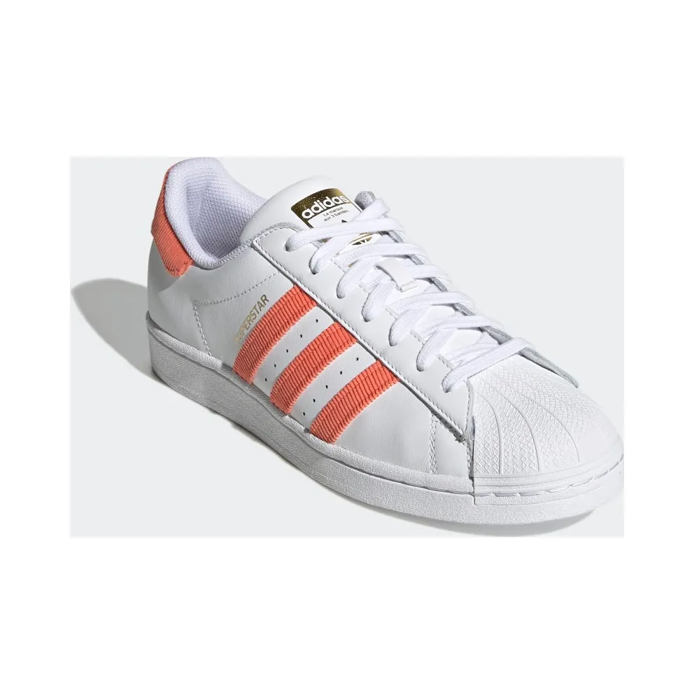 Adidas Superstar True Orange / Cloud White / Gold Metallic (H00207)