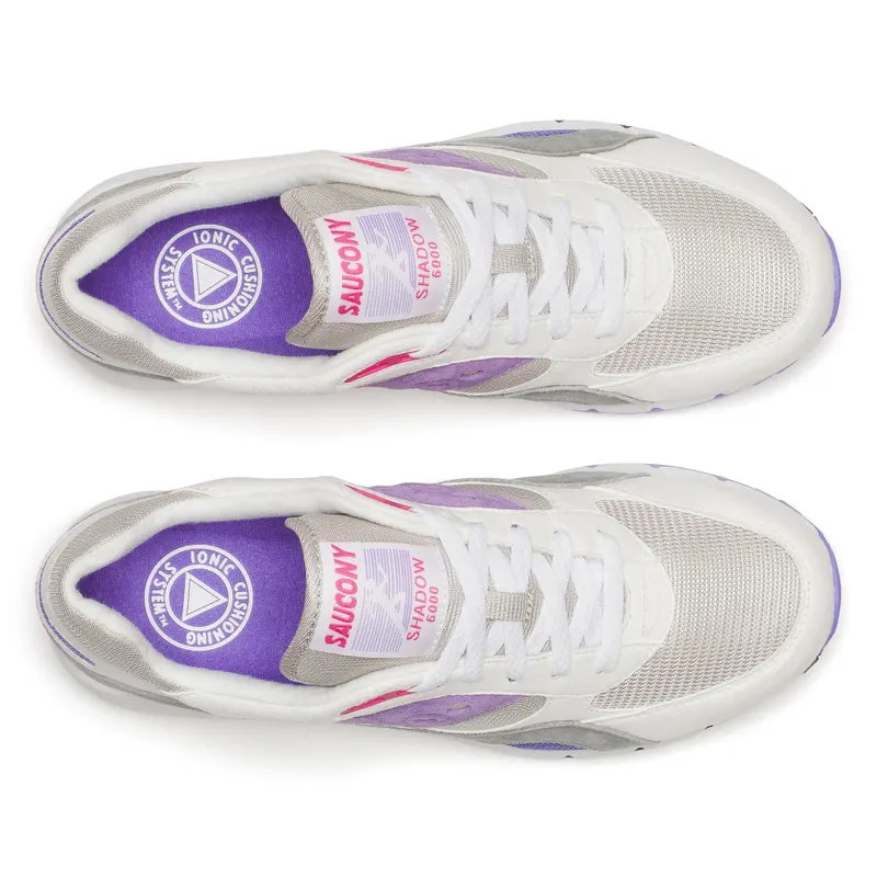 SAUCONY Shadow 6000 “White / Grey / Purple” (S70441-2)