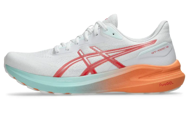 ASICS GT-1000 13 White Coral Reef (1011B858-101)