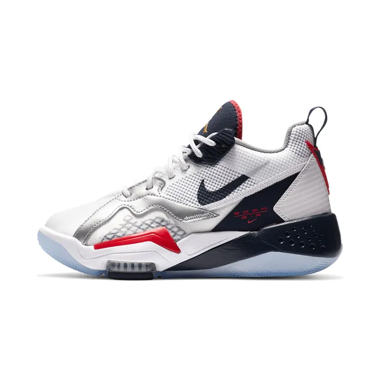 Jordan Zoom ’92 GS “White / True Red / Metallic Silver / Obsidian” (CN9138-101)