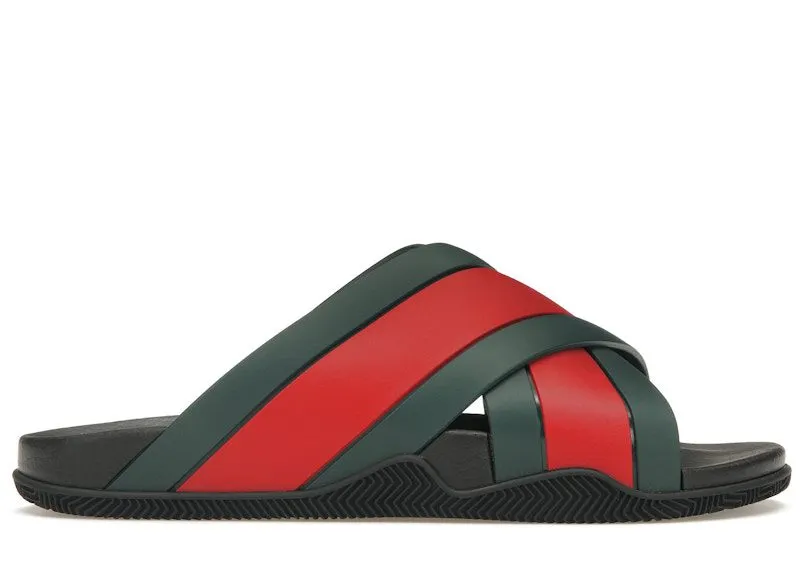 Gucci Web Slide Black Rubber (630326 J8700 8460)