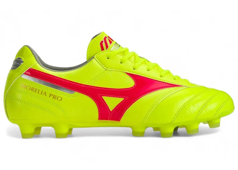 Mizuno Morelia II Pro MD Safety Yellow Fiery Coral Galaxy Silver (P1GA241345)
