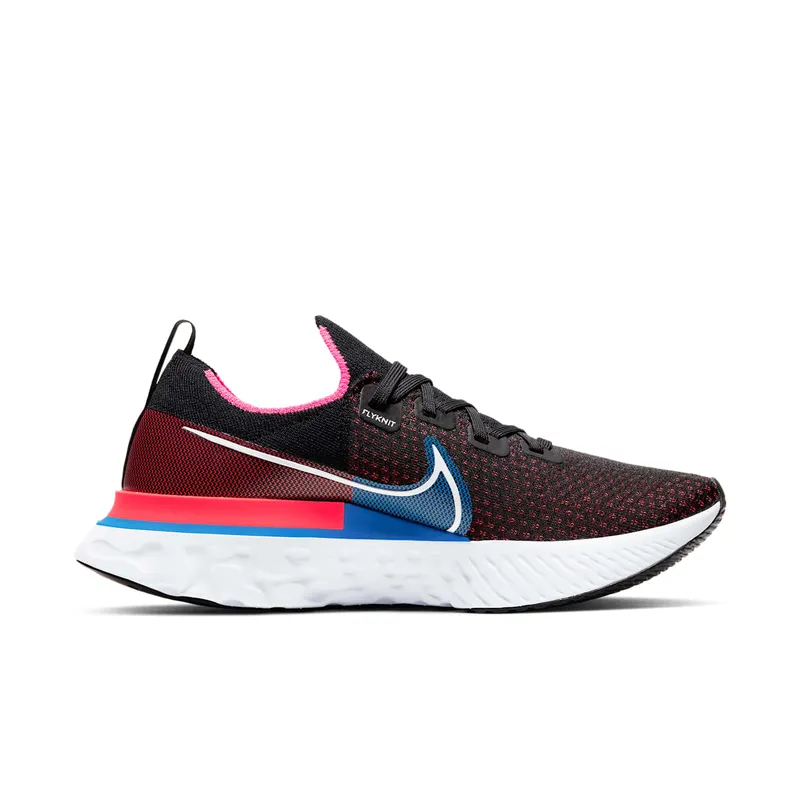 Nike React Infinity Run Flyknit Black Black/Red Orbit/Photo Blue (CD4371-005)